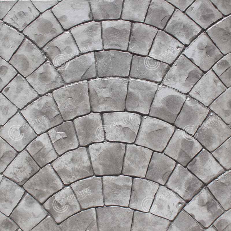 Euro-Fan finish Stamped Concrete by creative concrete concepts